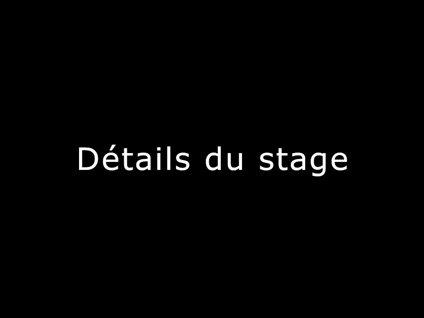 Détails de l'atelier préparer un concert 2019